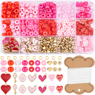 DIY Valentine's Day Bracelet Making Kit DIY-SC0023-41-1