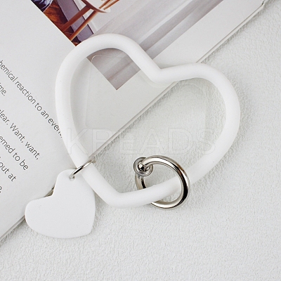Silicone Heart Loop Phone Lanyard MOBA-PW0001-27J-1