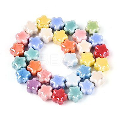 Handmade Porcelain Bead Strands PORC-N011-04-1