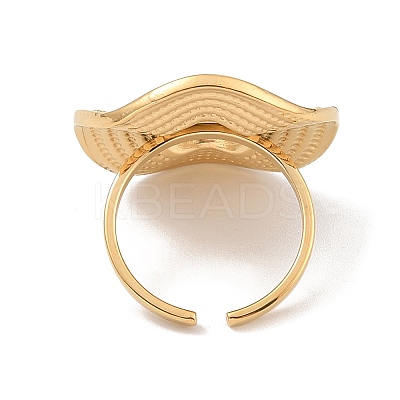 304 Stainless Steel Cuff Rings RJEW-U010-01G-1