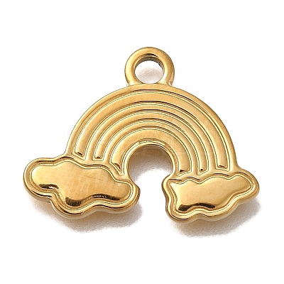 Ion Plating(IP) 304 Stainless Steel Pendants STAS-P371-019G-1
