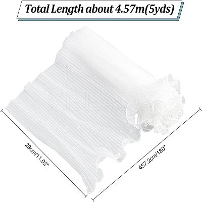 2Bags Pleated Gauze Yarn Flower Bouquets Wrapping Packaging OP-NB0001-13B-1