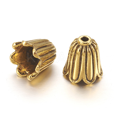 Tibetan Style Caps TIBEB-00864-AG-NR-1