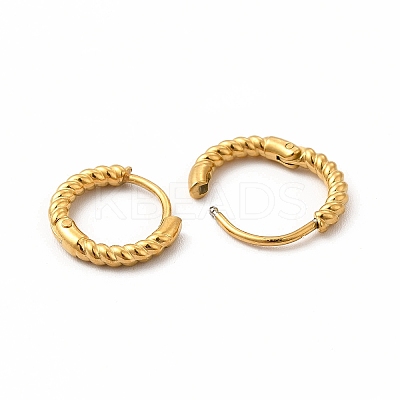 316 Stainless Steel Hoop Earrings for Women EJEW-C004-16A-G-1