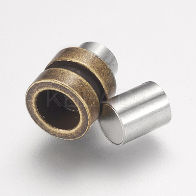 304 Stainless Steel Magnetic Clasps STAS-E144-052-1