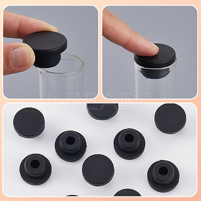 10Pcs Silicone Hole Plugs AJEW-GF0011-66A-1
