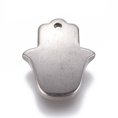Tarnish Resistant 304 Stainless Steel Pendants Rhinestone Setting STAS-E474-46-1