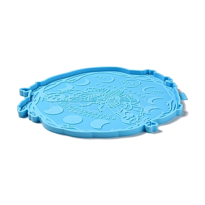 DIY Tarot Theme Moon Phase Butterfly Hanging Sign Silicone Molds DIY-I099-47-1