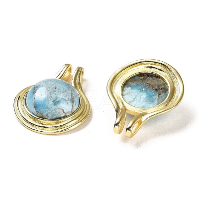 Natural Apatite Pendants G-M405-06G-01-1