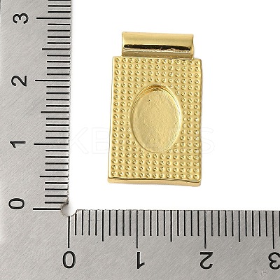 Rack Plating Brass Pave Natural Shell Rectangle Pendants KK-P279-02B-G-1