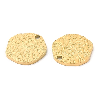Ion Plating(IP) 316L Surgical Stainless Steel Charms STAS-D078-17G-1