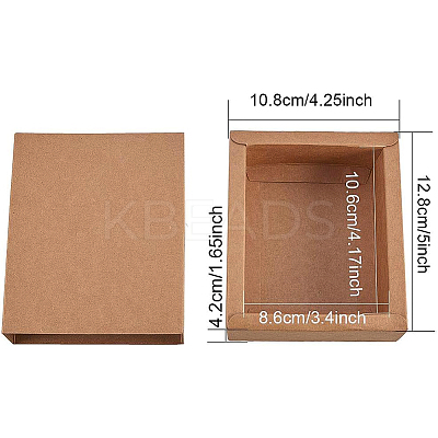 Kraft Paper Folding Box CON-BC0004-32C-A-1