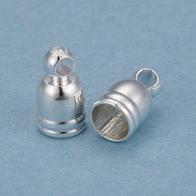 Brass Cord End Cap for Jewelry Making KK-O139-14A-S-1