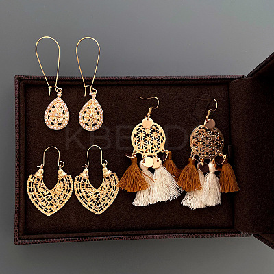 Alloy Dangle Earring Sets WH-WG30176-01-1