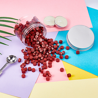 Sealing Wax Particles Kits for Retro Seal Stamp DIY-CP0003-50G-1