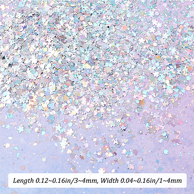 Laser Shining Nail Art Glitter MRMJ-GF0001-31-1