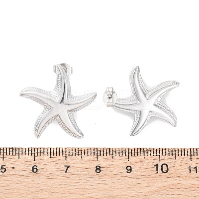 304 Stainless Steel Stud Earrings for Women EJEW-K306-12P-1
