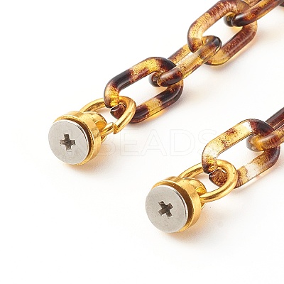 Acrylic Cable Chain Phone Case Chain HJEW-JM00480-02-1