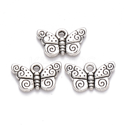 Tibetan Style Alloy Charms X-TIBEP-S319-068AS-RS-1