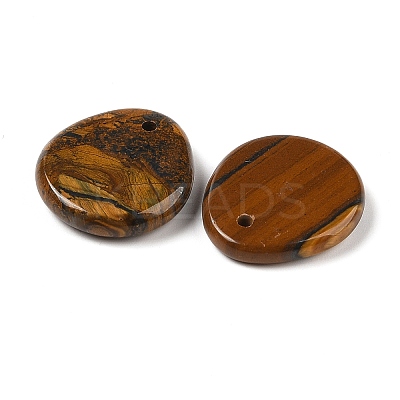 Natural Tiger Eye Pendants G-M440-03C-1