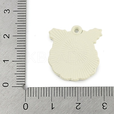 Christmas Theme Spray Painted Alloy Enamel Pendants ENAM-Z020-01L-1