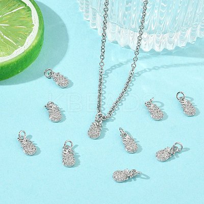 SHEGRACE Brass Micro Pave Cubic Zirconia Pendants XGRQ3D148-478P-1