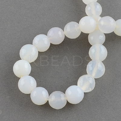 Colored Natural Dyed & Heated Multi-Color Agate Beads Strands G-R177-8mm-12-1