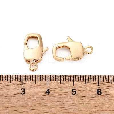 Brass Lobster Claw Clasps X-KK-H513-01A-G-1