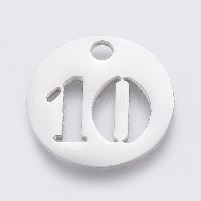 Non-Tarnish 304 Stainless Steel Pendants LS-STAS-F233-10-P-1