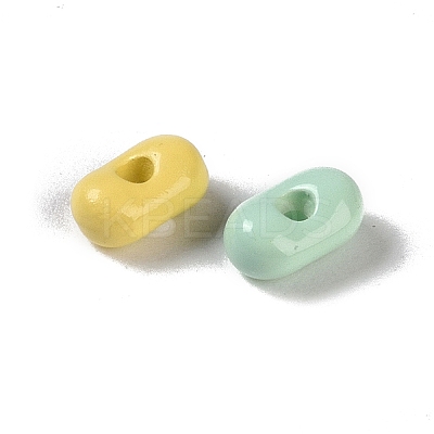 Spray Paint Alloy Beads PALLOY-H145-05-1