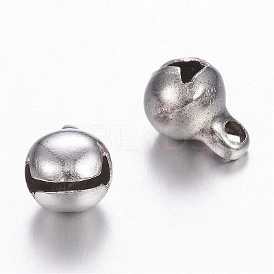 Tarnish Resistant 304 Stainless Steel Bell Charms UNKW-N0001-01P-1