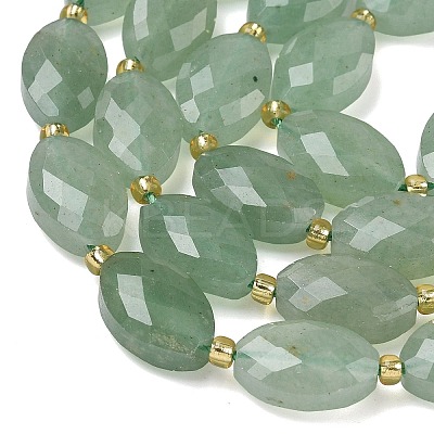 Natural Green Aventurine Beads Strands G-A295-A05-01-1