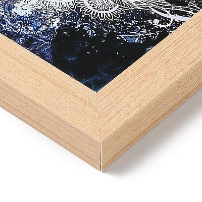 Yoga Gemstone Chakra Picture Frame Stand DJEW-F021-05F-1