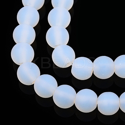 Imitation Opalite Glass Beads Strands GLAA-T032-J4mm-MD02-1