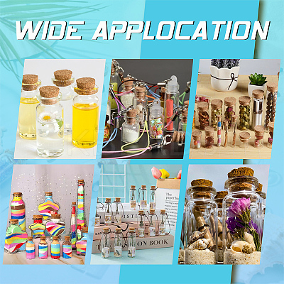 21Pcs 7 Style Glass Jar Glass Bottles AJEW-PH01586-1
