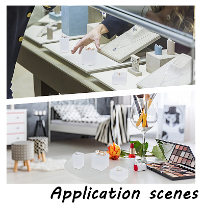 4Pcs 3 Style Acrylic Decoration Accessories Display Bases for Jewelry Presentation ODIS-PH0001-42-1