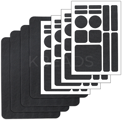 8Pcs 2 Styles PEVA Rubber Anti-Slip Hexagonal Phone Grip Tape Stickers for Phones AJEW-SP0002-64A-02-1