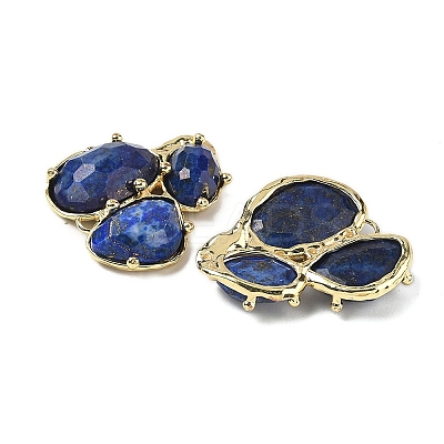 Natural Lapis Lazuli Links connectors G-E526-28L-1