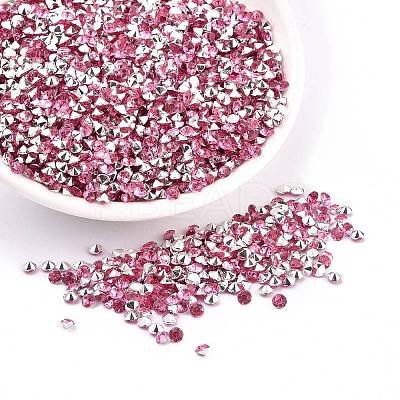 Imitation Taiwan Acrylic Rhinestone Pointed Back Cabochons GACR-A003-3.5mm-14-1
