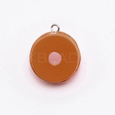 Resin Pendants RESI-WH0020-01A-1