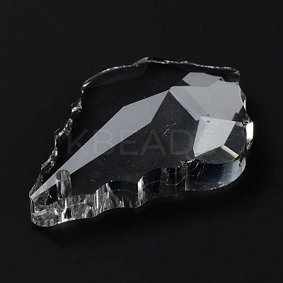 Transparent Glass Pendants GLAA-R223-16-1