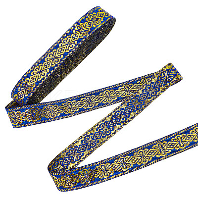 Ethnic Style Embroidery Polyester Ribbons OCOR-WH0109-042A-02-1