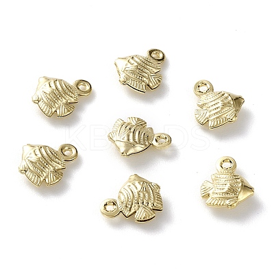 Brass Charms X-KK-H739-04G-1