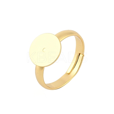 Brass Adjustable Ring Components KK-A272-03A-G-1