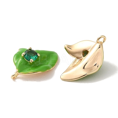 Brass Enamel Pendants X-KK-S368-06G-1