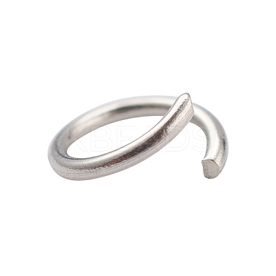 304 Stainless Steel Open Jump Rings STAS-YW0001-09P-1
