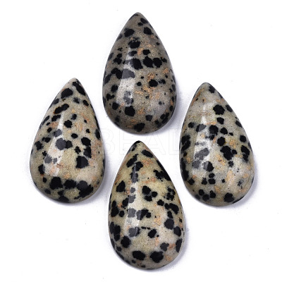 Natural Dalmatian Jasper Cabochons G-N326-72J-1