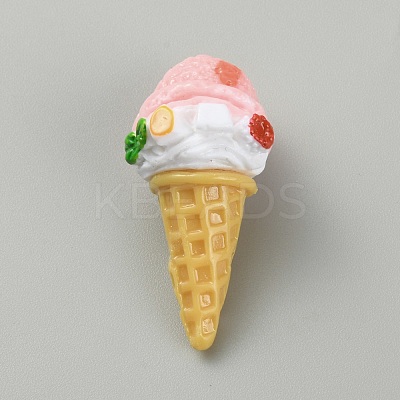 Opaque Resin Ice Cream Cabochons CRES-CJC0009-01B-1