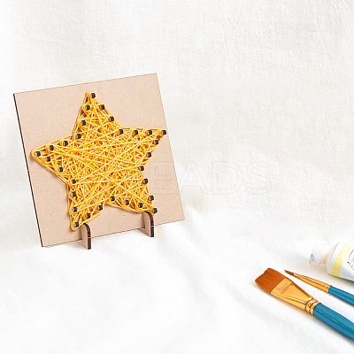 1 Set DIY String Art Kit Arts and Crafts for Children DIY-GF0004-28A-1