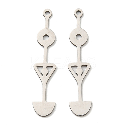 Non-Tarnish 201 Stainless Steel Pendants STAS-M318-31P-1